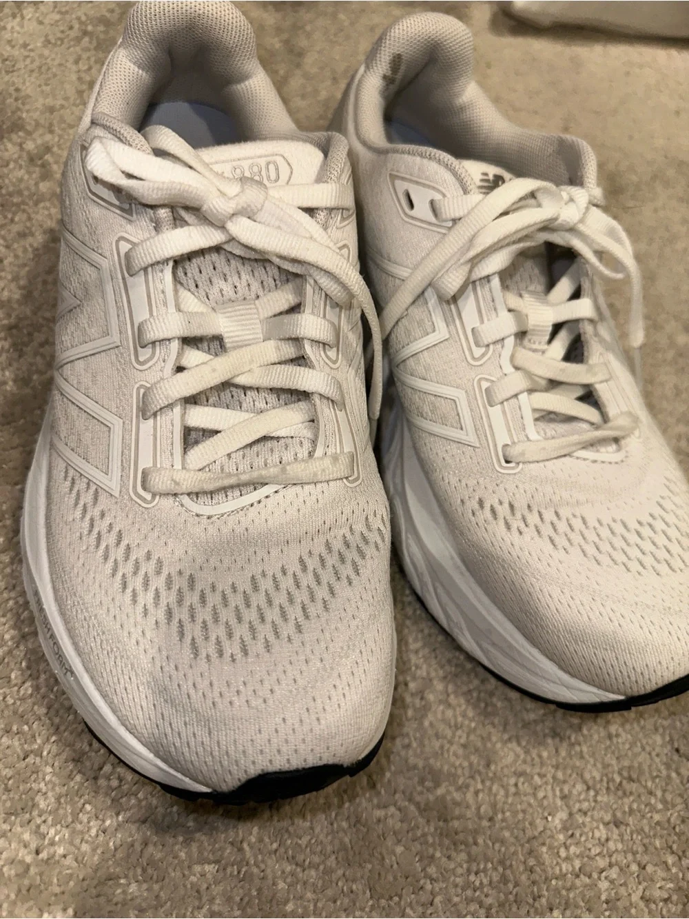 New Balance Women's White Fresh Foam Athletic Sneakers